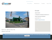 Tablet Screenshot of czecho-rent.pl